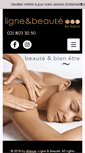 Mobile Screenshot of ligne-et-beaute.ch